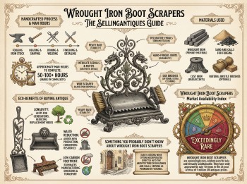 Wrought Iron Boot Scrapers Guide Infographic