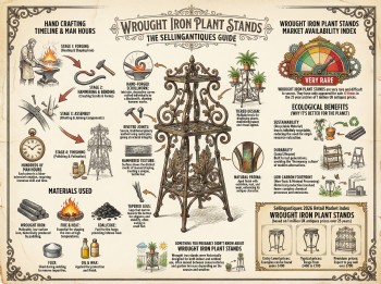 Wrought Iron Plant Stands Guide Infographic