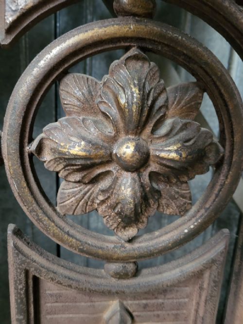 VICTORIAN COALBROOKDALE COUNTRY HOUSE CAST IRON HALLSTAND - ADDITIONAL PHOTO 5