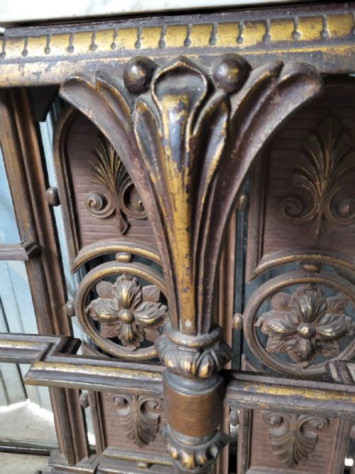 VICTORIAN COALBROOKDALE COUNTRY HOUSE CAST IRON HALLSTAND - ADDITIONAL PHOTO 6