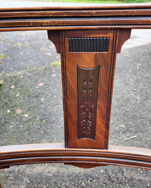 SET OF EIGHT LATE VICTORIAN AESTHETIC MOVEMENT DINING CHAIRS IN THE MANNER OF LAMB OF MANCHESTER - ADDITIONAL PHOTO 2