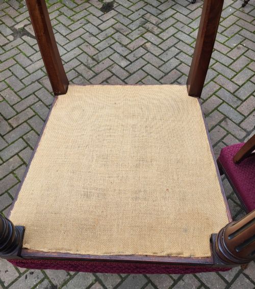 SET OF EIGHT LATE VICTORIAN AESTHETIC MOVEMENT DINING CHAIRS IN THE MANNER OF LAMB OF MANCHESTER - ADDITIONAL PHOTO 3