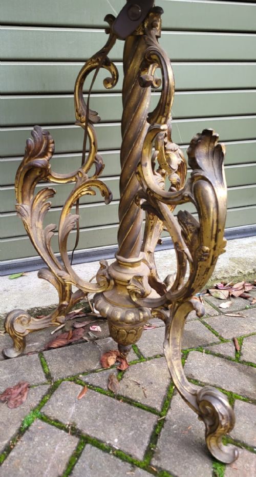 19TH CENTURY FRENCH PARISIAN CAST BRASS STANDARD LAMP - ADDITIONAL PHOTO 3