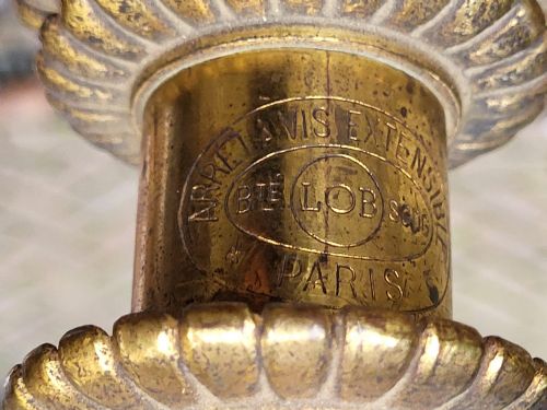 19TH CENTURY FRENCH PARISIAN CAST BRASS STANDARD LAMP - ADDITIONAL PHOTO 5