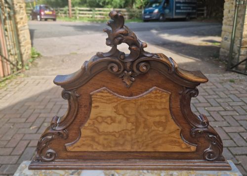 PAIR OF 19TH CENTURY FRENCH MARBLE TOP WALNUT BEDSIDE CABINETS - ADDITIONAL PHOTO 2