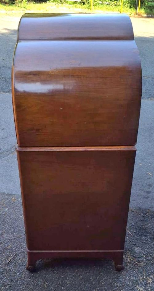 ART DECO BURR WALNUT 7 PIECE BEDROOM SUITE BY FRANK TAYLOR CO - ADDITIONAL PHOTO 5