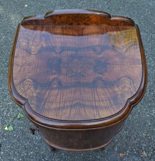 ART DECO BURR WALNUT 7 PIECE BEDROOM SUITE BY FRANK TAYLOR CO - ADDITIONAL PHOTO 7
