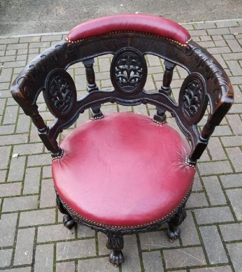 SH JEWELL VICTORIAN BURGERMEISTERS CHAIR