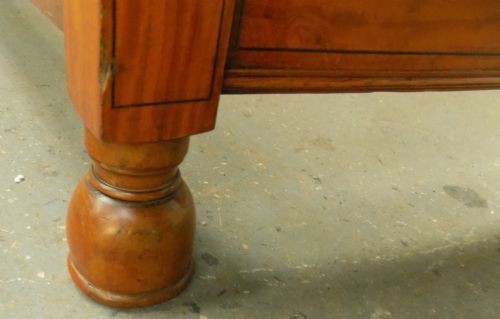 PAIR OF EDWARDIAN LARGE SINGLE SIZE BOW ENDED INLAID SATINWOOD BEDSTEADS - ADDITIONAL PHOTO 10