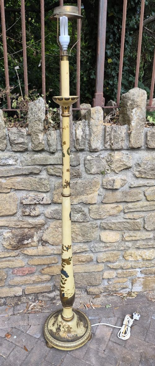 Edwardian Chinoiserie Standard Lamp