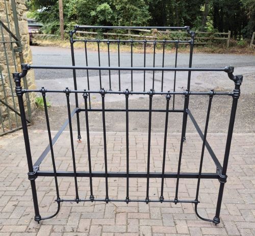 Victorian King Size Iron Bedstead