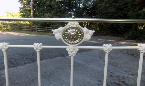 Restored Victorian Brass and Iron Bedstead View IV