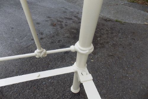 Restored Victorian Brass and Iron Bedstead View IX