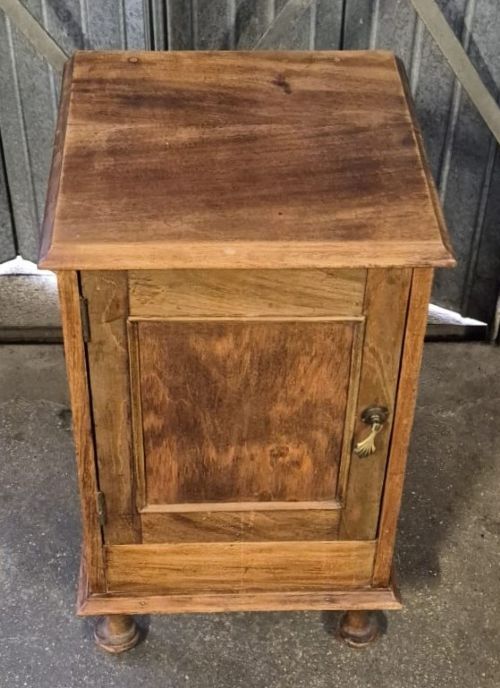 Victorian Walnut Bedside Cabinet