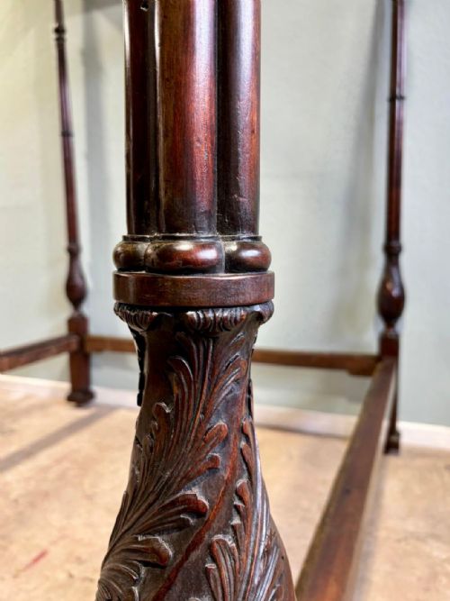 fig 1. George II Mahogany Four Poster Bed - Wright & Elwick