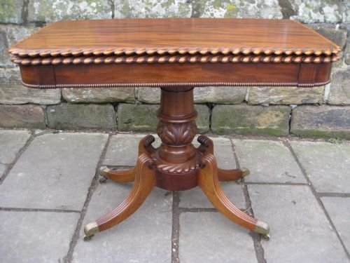 Regency Mahogany Tea Table