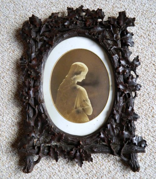 Carved Black Forest Picture Frame