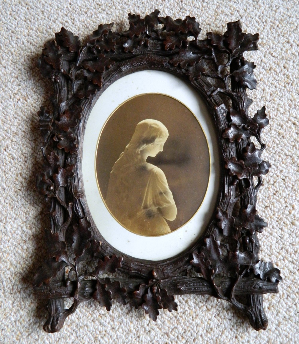 carved black forest picture frame