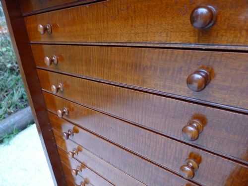 fig 3. A SUPERB WATKINS & DONCASTER 20 DRAWER MAHOGANY COLLECTORS CABINET. CIRCA 1900.