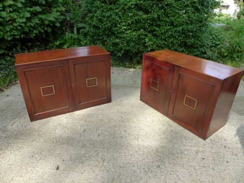 fig 2. A VERY NEAR PAIR OF VICTORIAN MAHOGANY 16 DRAWER COLLECTORS CABINETS. CIRCA 1860.