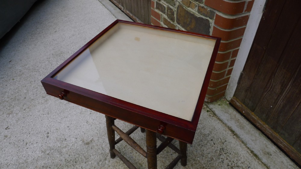 A GOOD 20 DRAWER, CONTINENTAL DEPTH COLLECTORS CABINET BY HILLS OF WILLESDEN, LONDON. CIRCA 1900. View IX