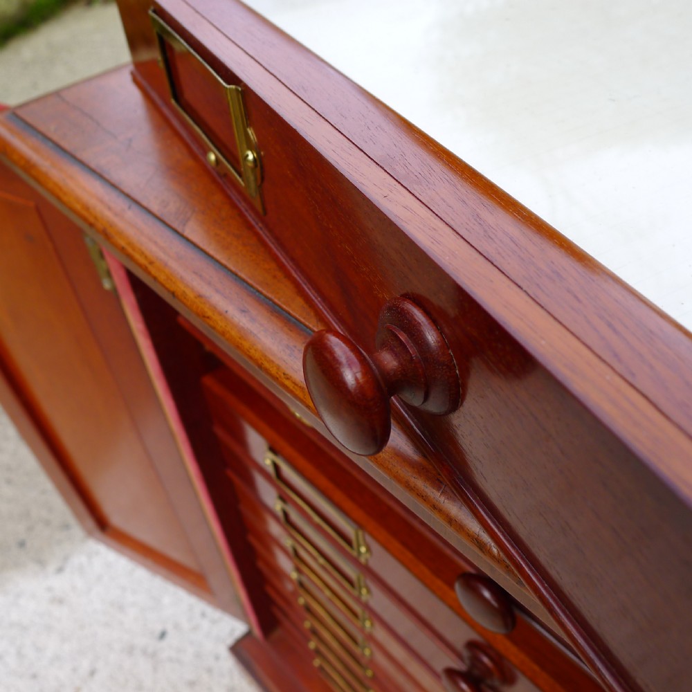 A BEAUTIFUL TOP QUALITY COLLECTORS  CABINET WITH IMPORTANT HISTORICAL PROVENANCE. PROPERTY OF THE LATE ALICE BLANCHE BALFOUR. CIRCA 1870. View XIV