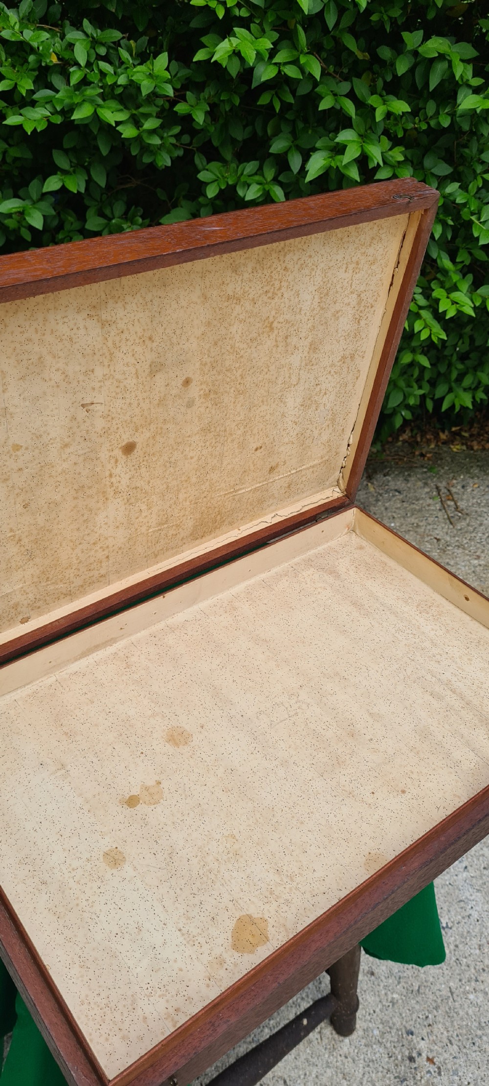 AN ANTIQUE SOLID MAHOGANY COLLECTORS CABINET STOREBOX CIRCA 1860 View V