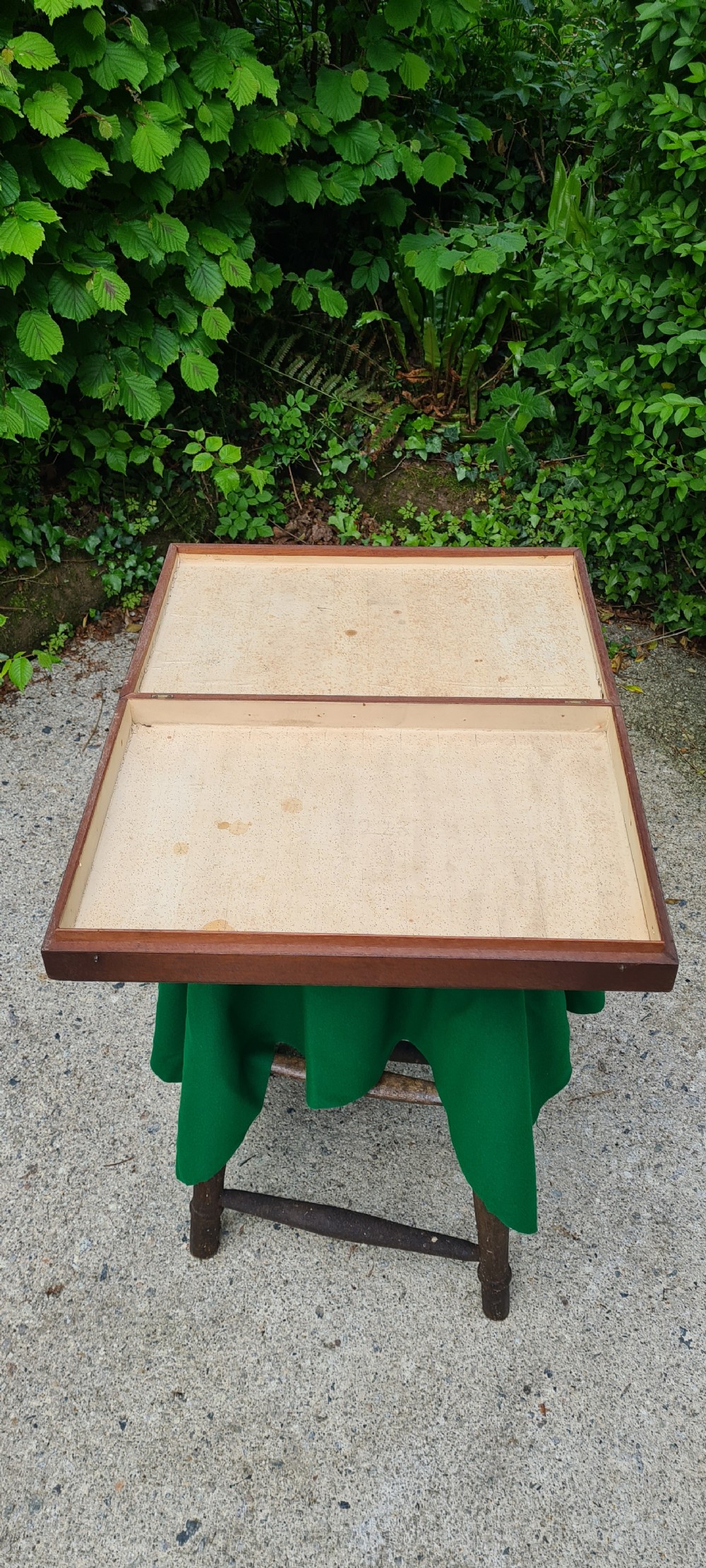 AN ANTIQUE SOLID MAHOGANY COLLECTORS CABINET STOREBOX CIRCA 1860 View VI