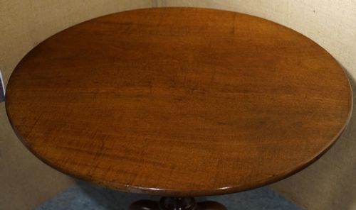 HEAVY QUALITY GEORGIAN MAHOGANY TRIPOD TABLE - ADDITIONAL PHOTO 1