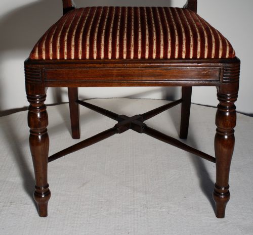 SET OF 4 MAHOGANY DINING CHAIRS CIRCA 1820 - ADDITIONAL PHOTO 3