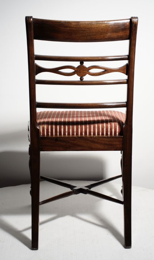 SET OF 4 MAHOGANY DINING CHAIRS CIRCA 1820 - ADDITIONAL PHOTO 7
