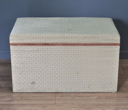 ATTRACTIVE LARGE ANTIQUE VICTORIAN PINE KIST CHEST STORAGE TRUNK BLANKET TOY BOX - ADDITIONAL PHOTO 1