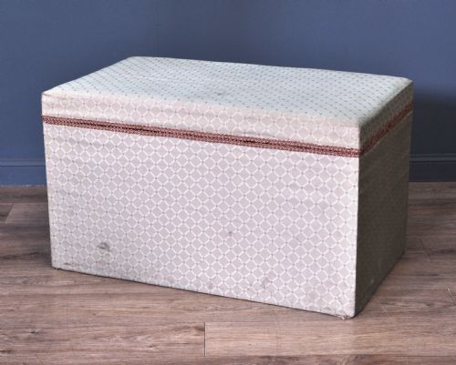 ATTRACTIVE LARGE ANTIQUE VICTORIAN PINE KIST CHEST STORAGE TRUNK BLANKET TOY BOX - ADDITIONAL PHOTO 10