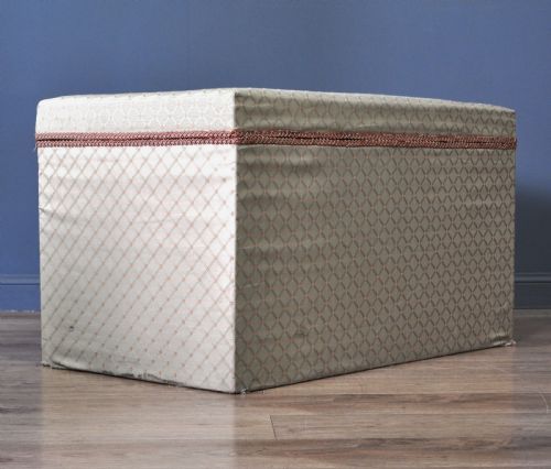 ATTRACTIVE LARGE ANTIQUE VICTORIAN PINE KIST CHEST STORAGE TRUNK BLANKET TOY BOX - ADDITIONAL PHOTO 12
