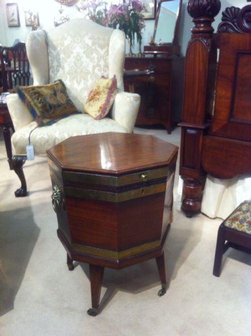 fig 1. Quality George III octagonal wine cooler
