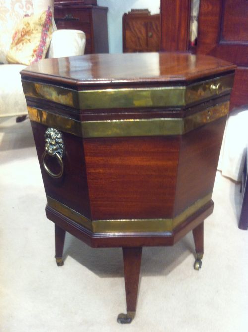 fig 2. Quality George III octagonal wine cooler