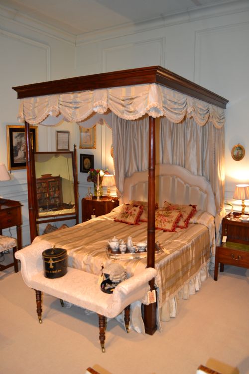 Lovely Quality Early Regency Mahogany Four Poster Bed.c.1810