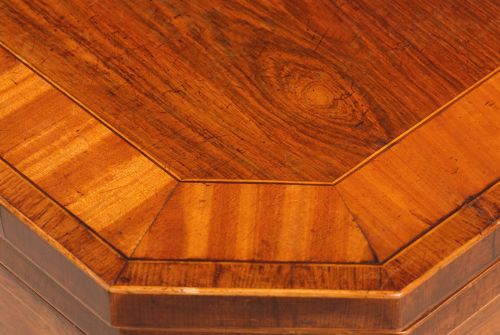 fig 3. Fine quality Sheraton pedestal card table