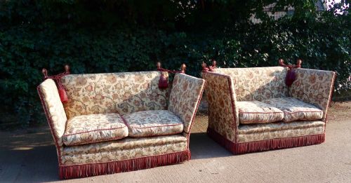 Superb Pair of Very Comfortable Knoll Sofas