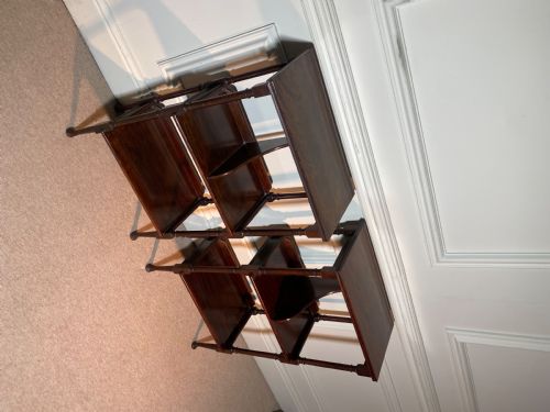A PAIR OF BEDSIDE SHELF NIGHT STANDS - ADDITIONAL PHOTO 5