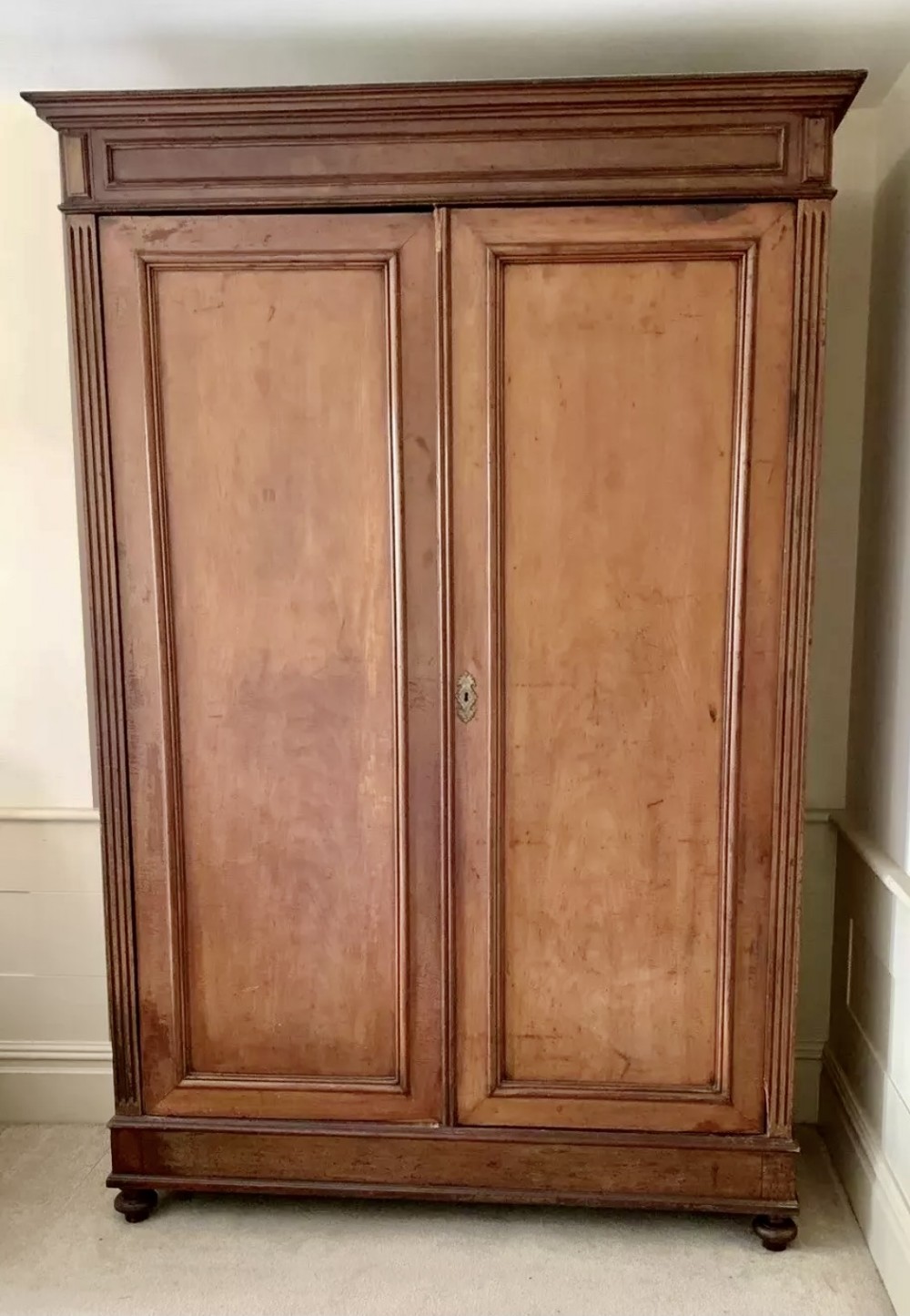 Early 19th Century large French Cherry Armoire