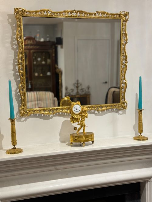 FINE AND RARE MINATURE FRENCH EMPIRE ORMOLU TABLEBOUDOIR CLOCK CIRCA 1810 - ADDITIONAL PHOTO 7