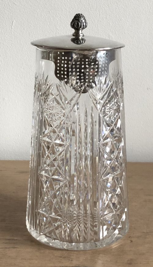 RARE FRENCH SILVER TOPPED LEMONADE JUG CIRCA 1910 - ADDITIONAL PHOTO 7
