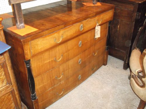 19th Century European 4 Drawer Chest