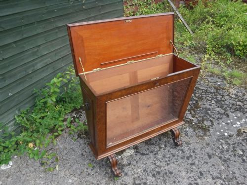 Good 19th Century Walnut Folio Cabinet