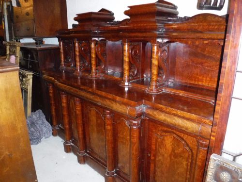OUTSTANDING REGENCY MAHOGANY SIDE CABINET - ADDITIONAL PHOTO 3