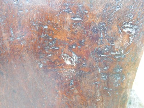 EARLY 18TH CENTURY OAK AND BANDED CHEST ON STAND - ADDITIONAL PHOTO 4