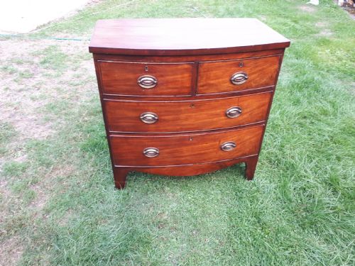 Small 19th Century Bow Front Chest