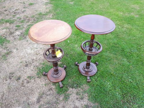 A Very Close Matched Pair of Decanter Tables