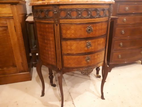 Late 19th Century Inlaid Side Cabinet